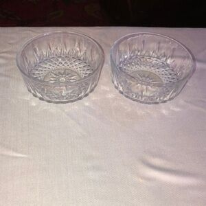 𝅺cut Glass Ice Cream Dishes